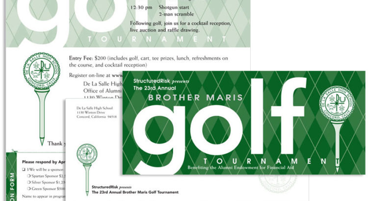 Golf invitation stationary