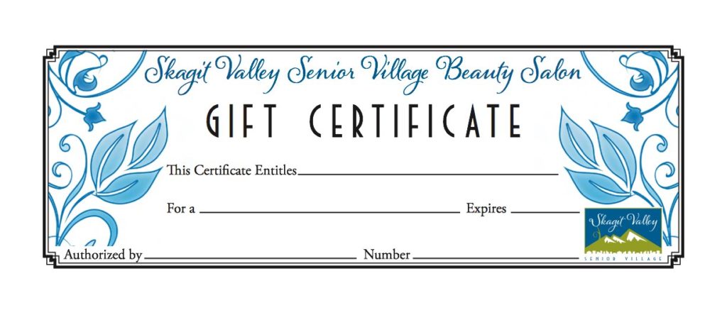 Gift Certificate Design