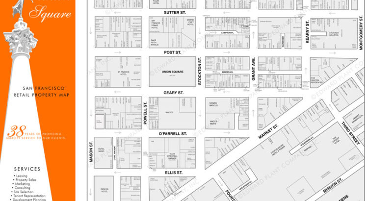 San Francisco Union Square real estate map