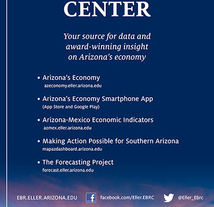 Pop-up Banner Design: UA Eller College: Economic Outlook Luncheon